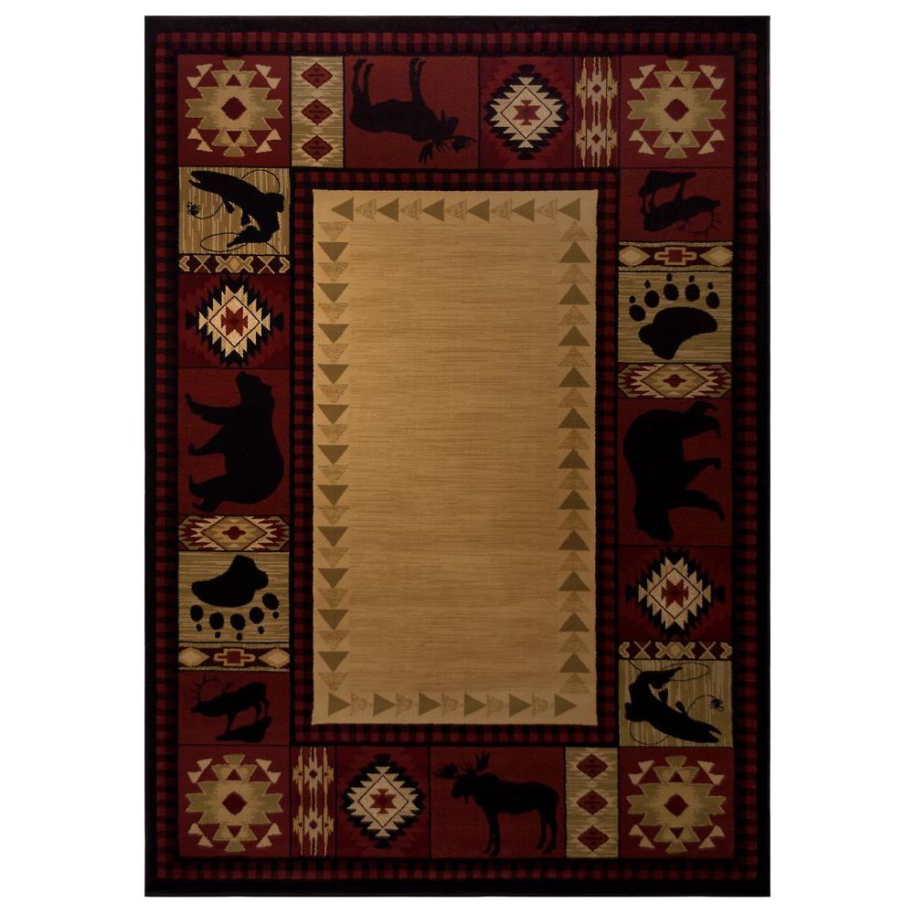 Balta US Northern Territory Red 5 ft. 3 in. x 7 ft. 5 in. Area Rug91665911602253 The Home Depot