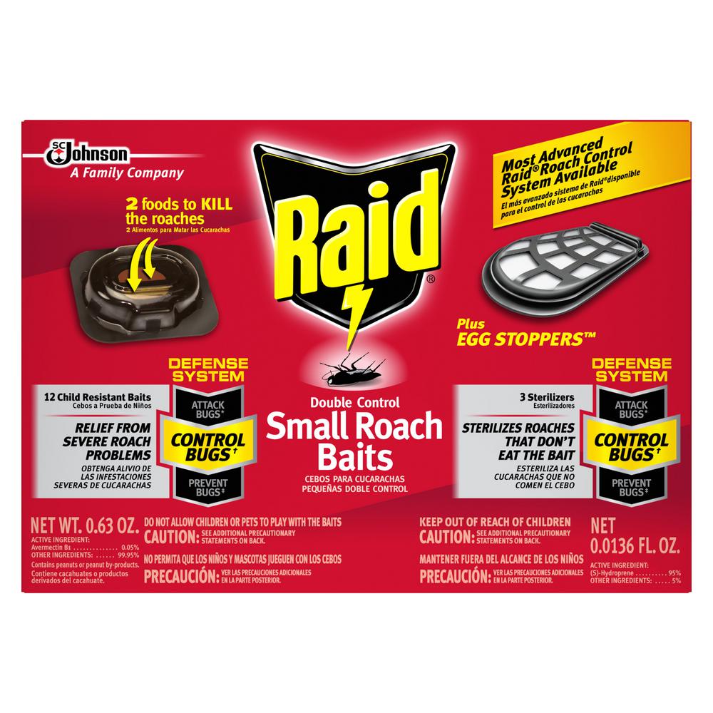 Raid Small Roach Bait and Egg StopSCJ619863 The Home Depot