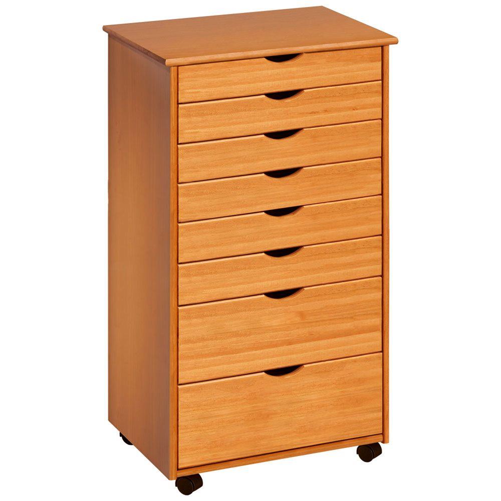Adeptus Pine Mobile File Cabinet 76154 The Home Depot