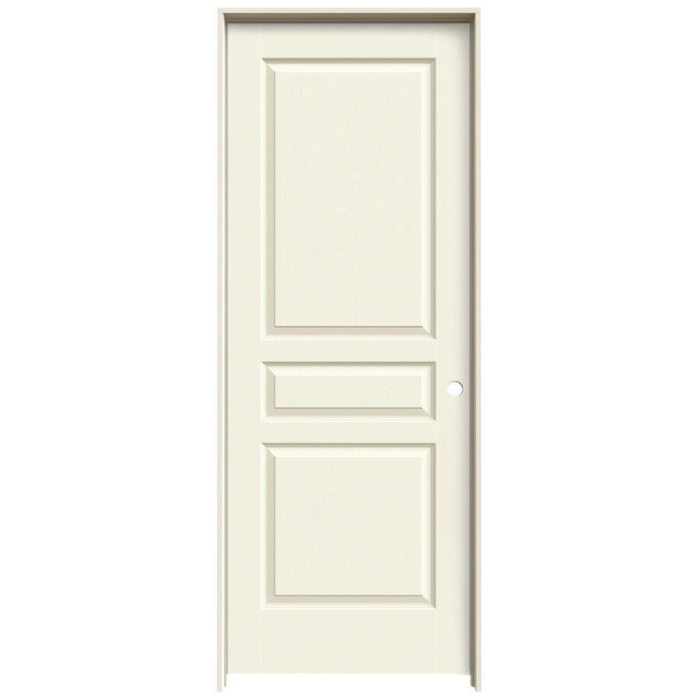Jeld Wen 30 In X 80 In Avalon Vanilla Painted Left Hand Textured