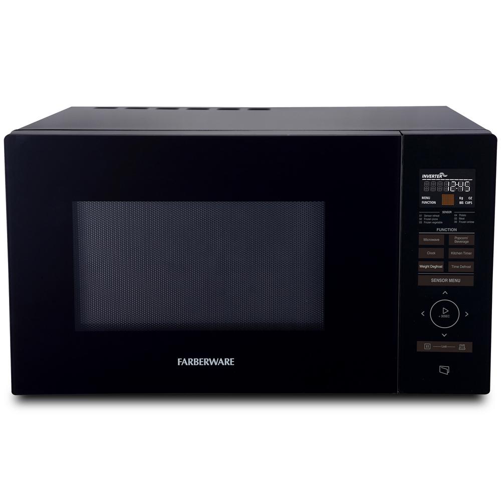 Farberware Gourmet 1 1 Cu Ft 1100 Watt Countertop Microwave Oven