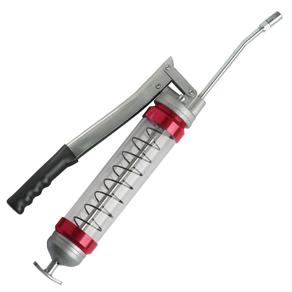 Plews Lever Grease Gun with Red Tube Ends by Plews