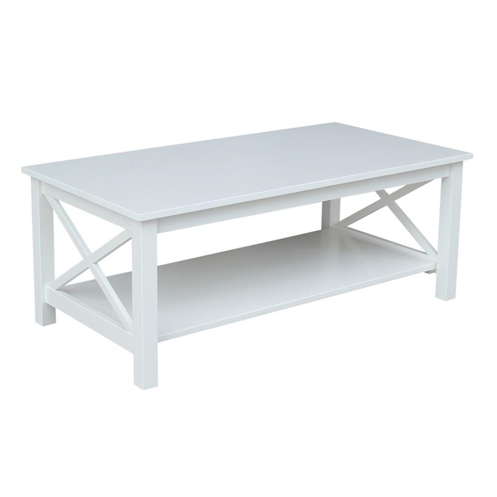 International Concepts Hampton Pure White Coffee Table OT0870C The
