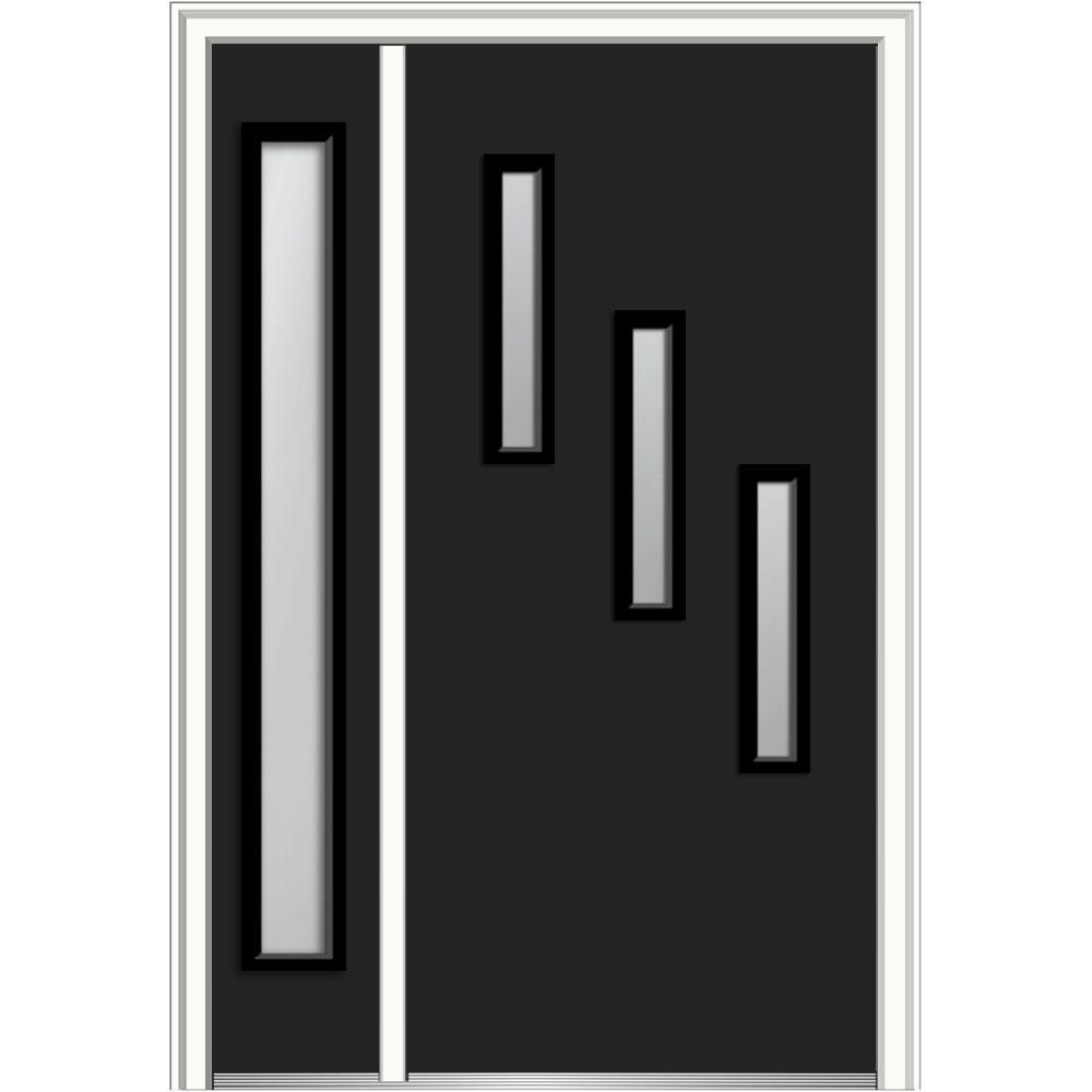 Modern Black Front Doors Exterior Doors The Home Depot