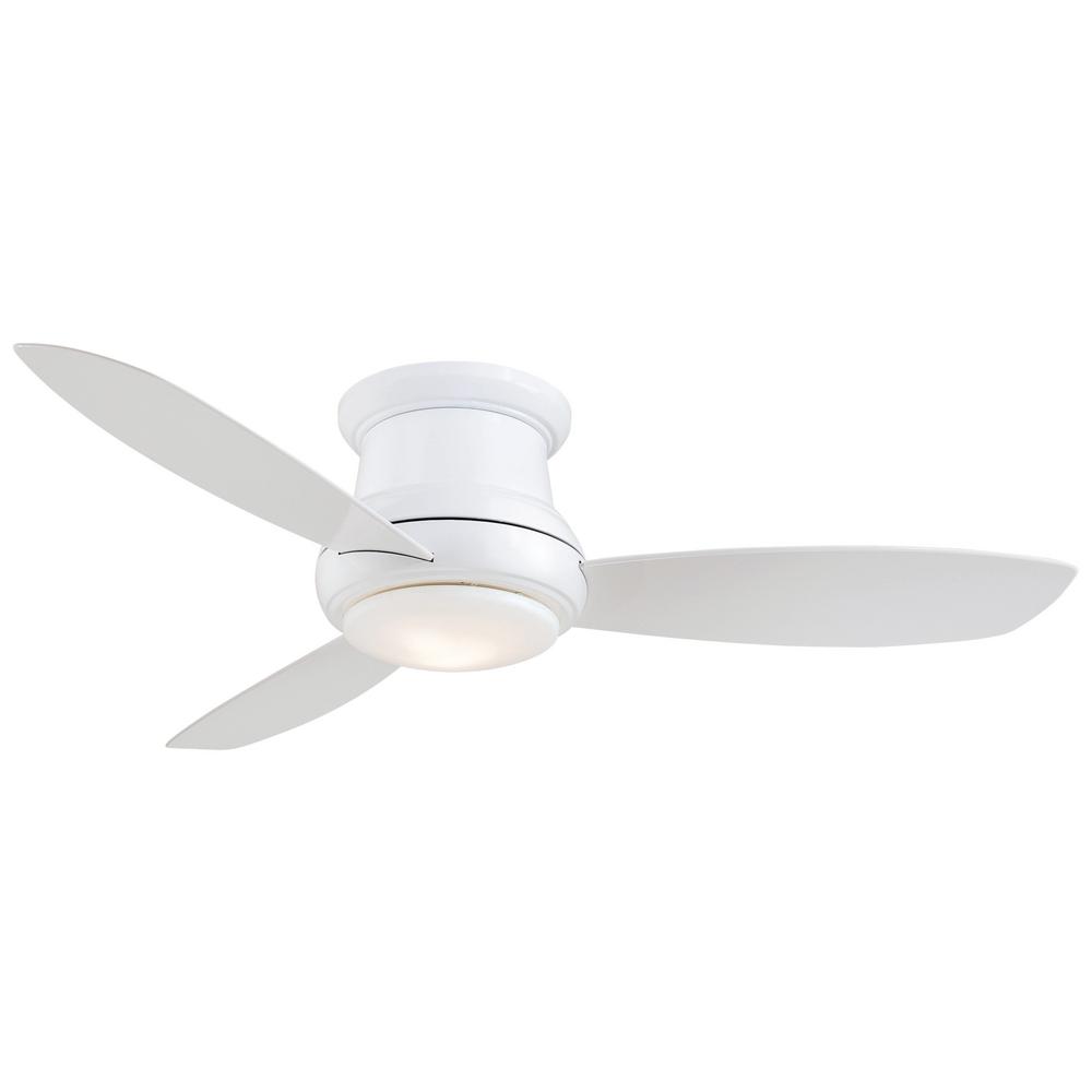 Minka Aire Concept Ii 52 In Integrated Led Indoor White Ceiling