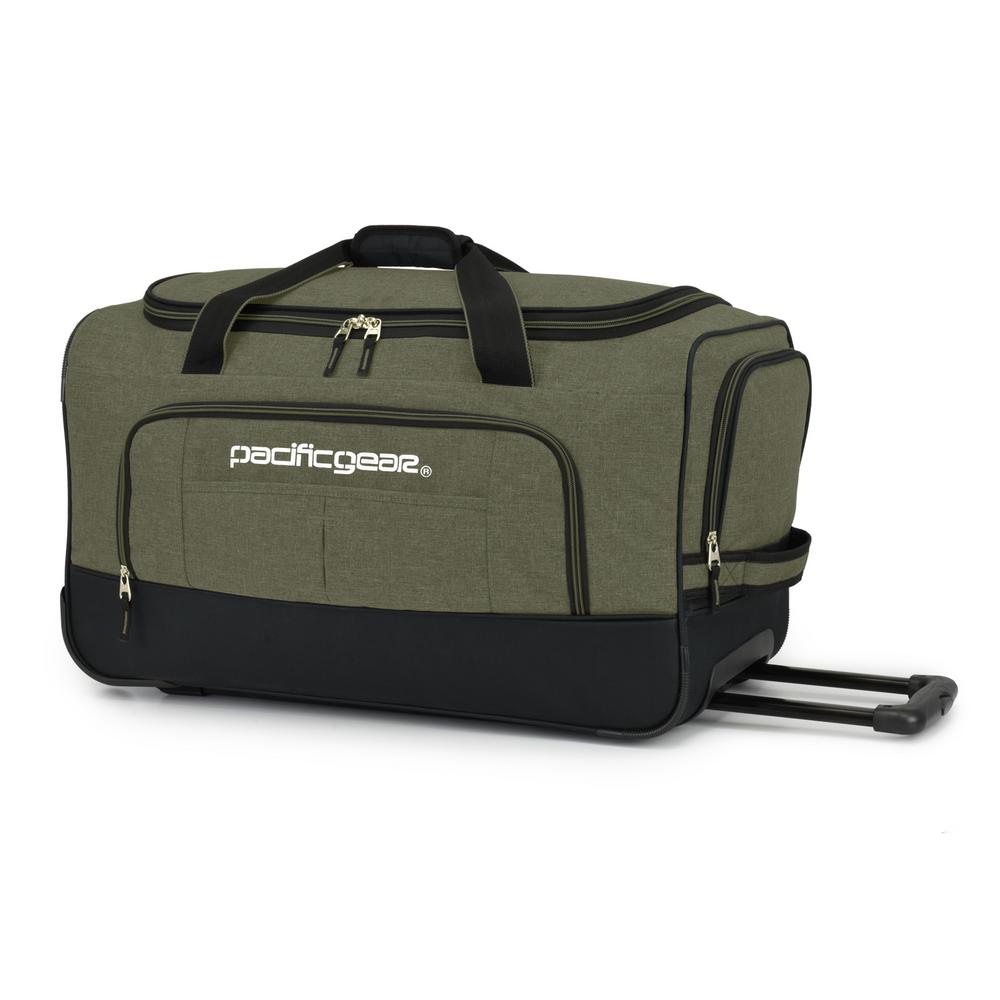 UPC 694396307524 product image for Keystone 25 in. Rolling Olive (Green) Duffel Bag | upcitemdb.com