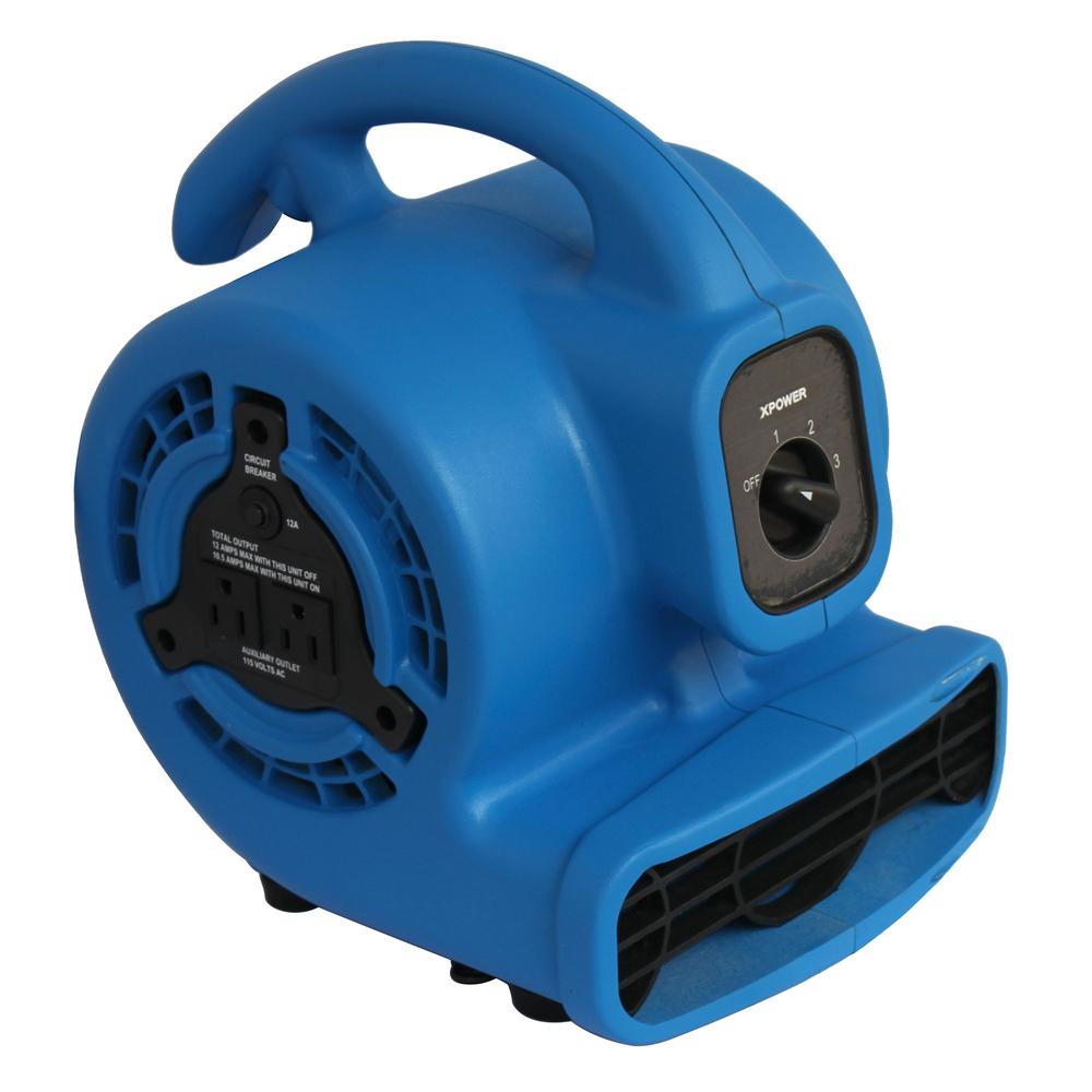 blower xpower air fans mover floor fan mini power 80a outlets mighty utility dryer built lasko squirrel cage purpose cfm
