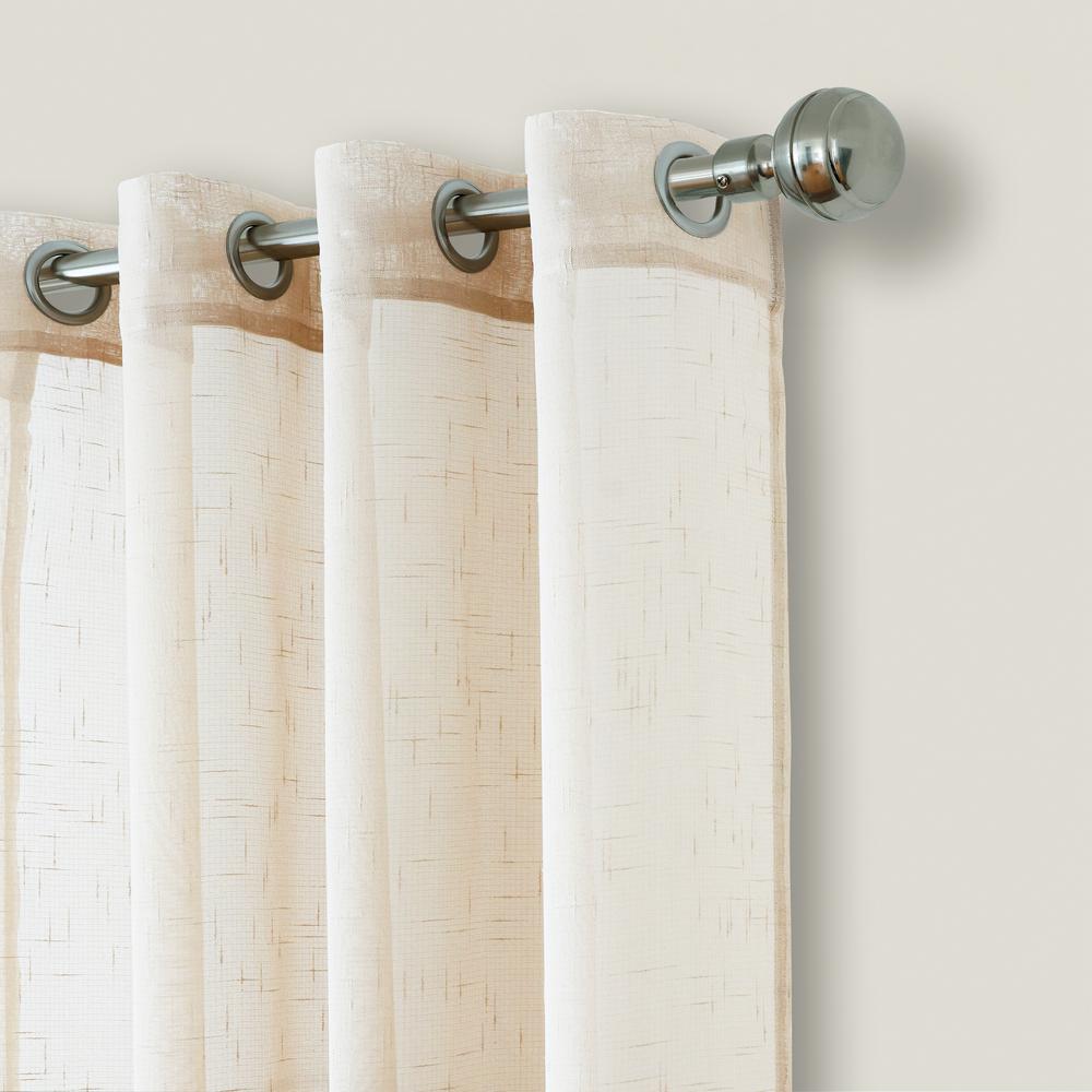 Elrene Carmen Extra Wide Indoor Outdoor Sheer Window Curtain