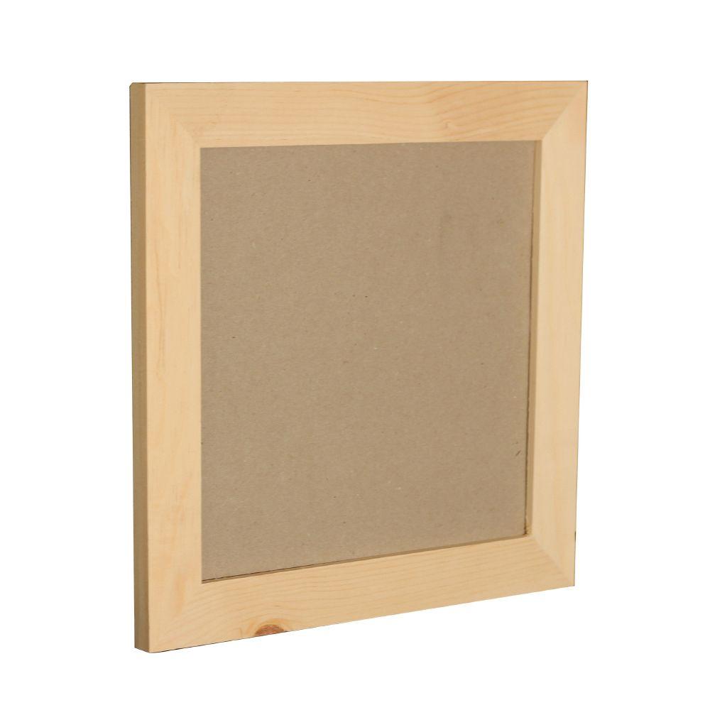 Crates & Pallet 12 in. x 12 in. Natural Pine Frame-67380 - The Home Depot