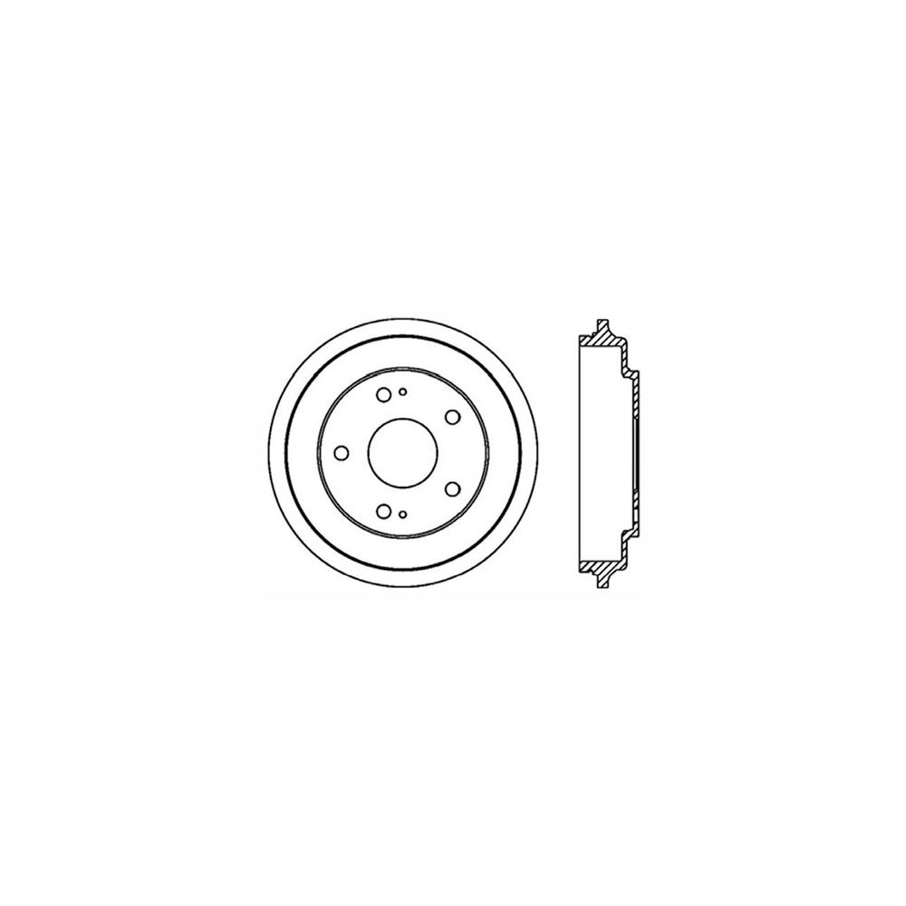 Centric Parts 122.40017 Brake Drum