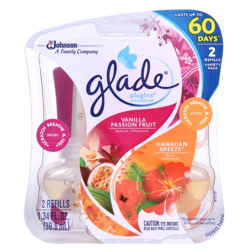 glade plug in scents