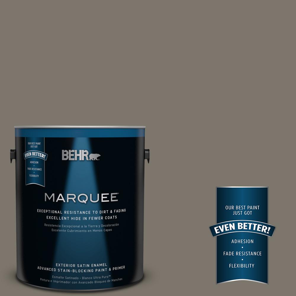 BEHR MARQUEE 1-gal. #QE-38 Rooftop Garden Satin Enamel Exterior ...