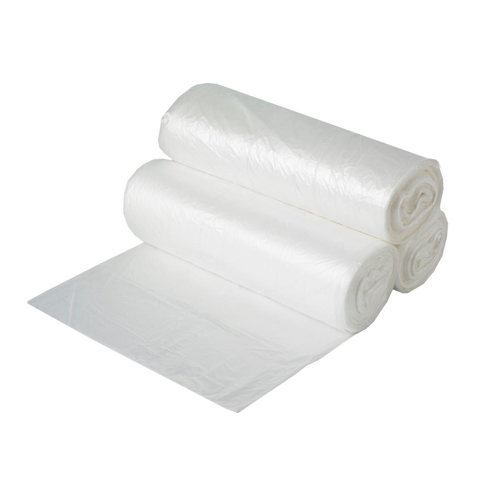 large clear garbage bags