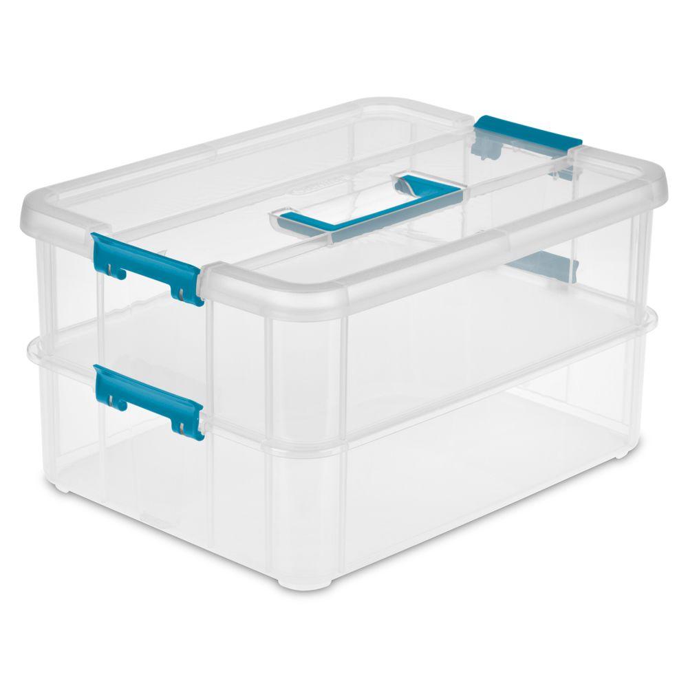 Stack and Carry 2 Layer Storage Organizer