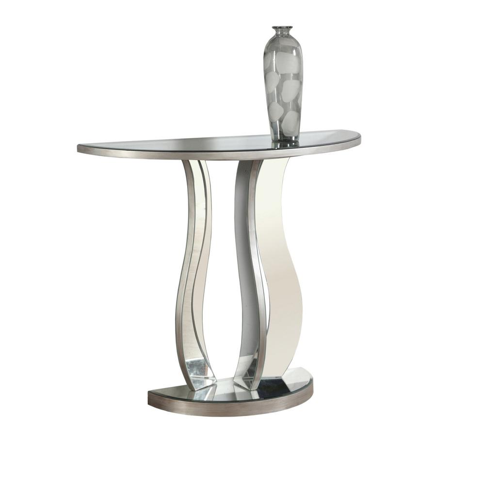 Half Circle Gray Entryway Tables Furniture The Half Circle Gray Entryway Tables