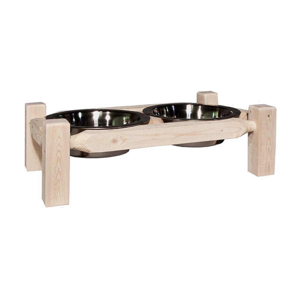 Montana Woodworks Homestead Collection Ready-to-Finish Large Pet Feeder by Montana Woodworks