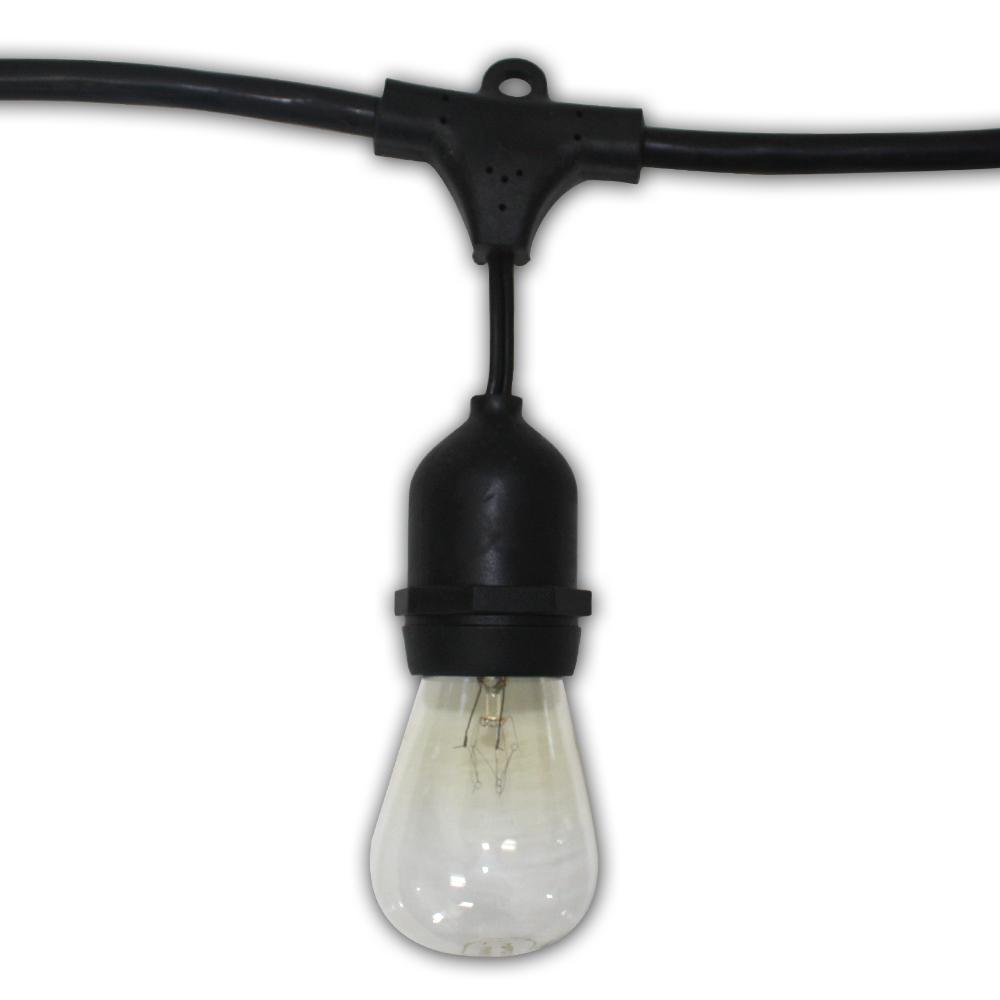 Vintage Metro 48 Ft 24 Light String With Clear Bulbs