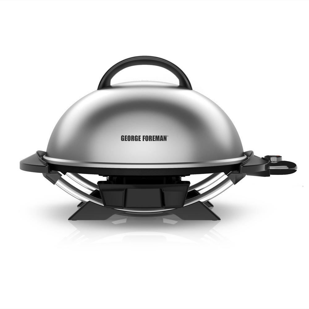 George Foreman Indoor Outdoor Electric Grill In Platinum Gfo240s The Home Depot,Picture Of A Rattlesnake