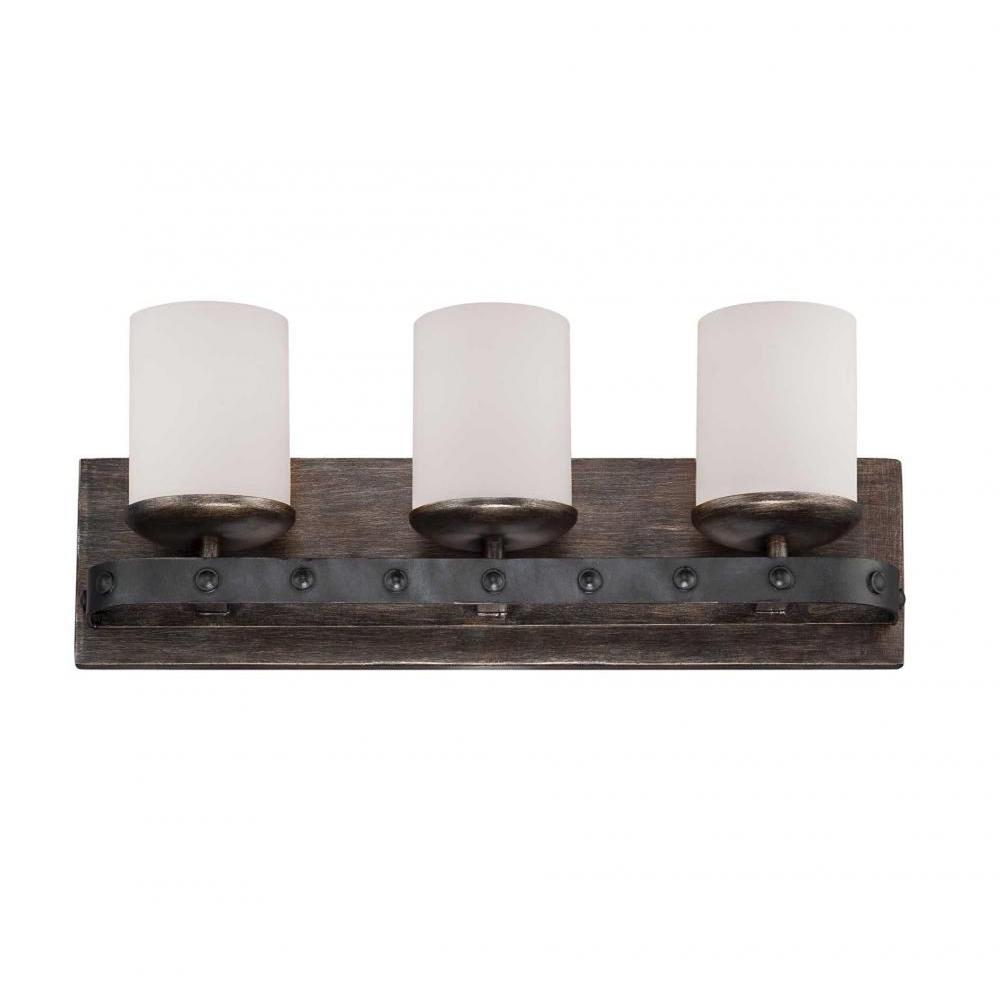 Filament Design Aumbrie 3Light Reclaimed Wood Bath Vanity LightCLI