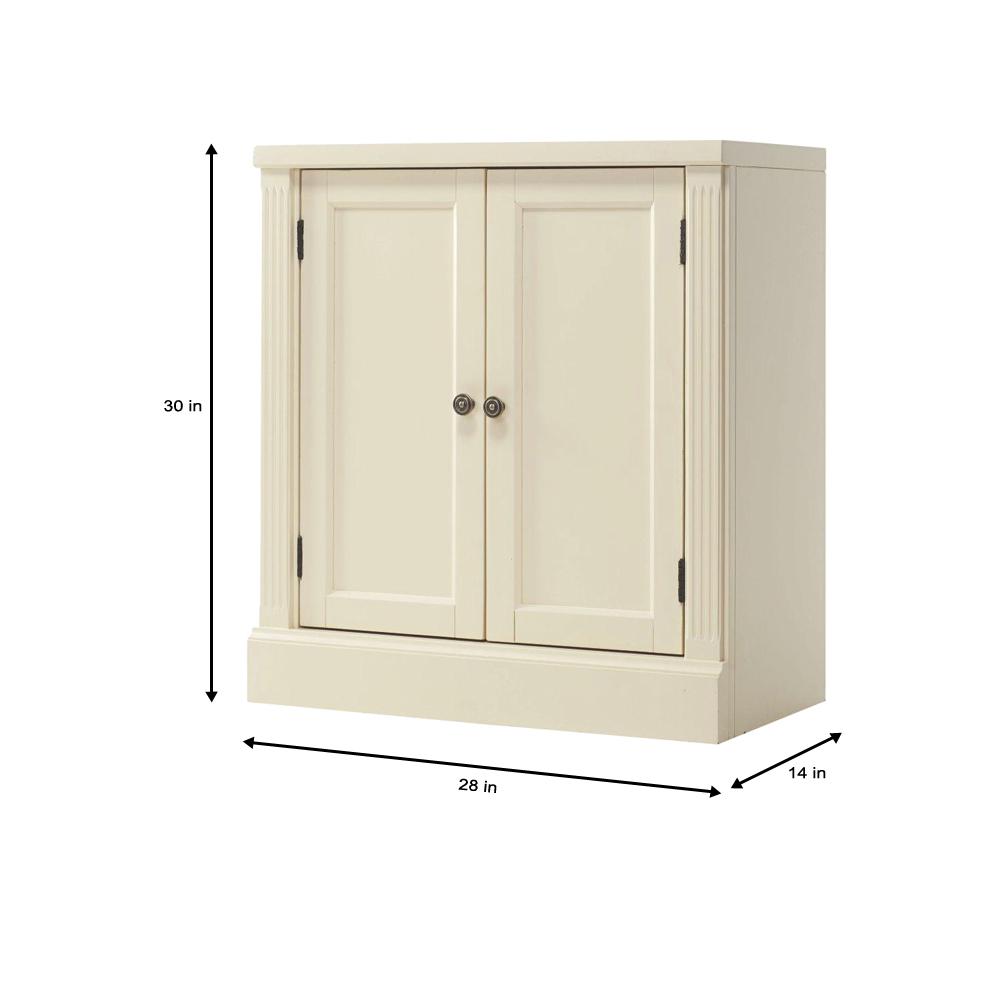 Edinburgh 30 In H X 28 In W Modular Pier Cabinet In Ivory 6236