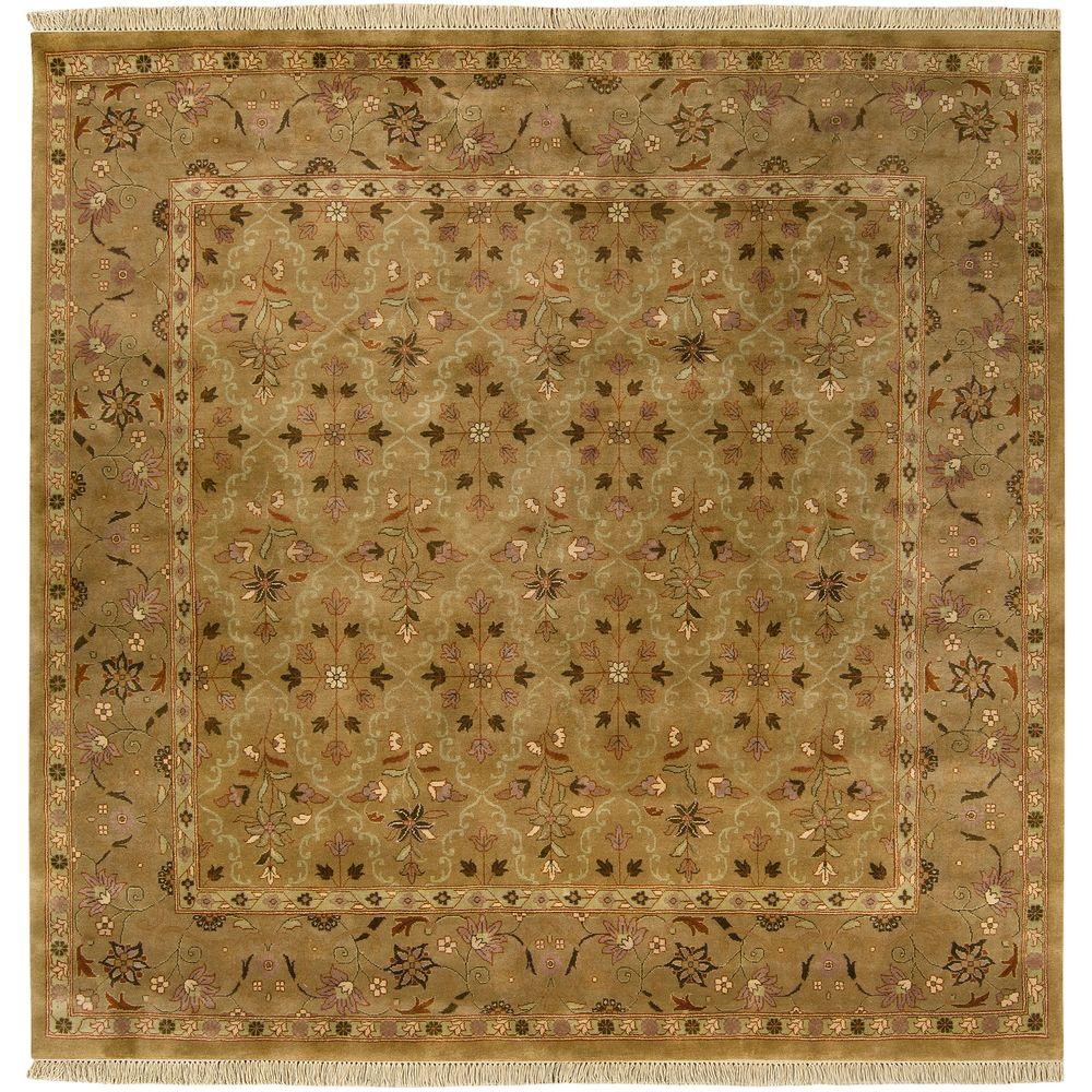 Home Decorators Collection Ethereal Hot Coffee 8 ft. x 8 ft. Square