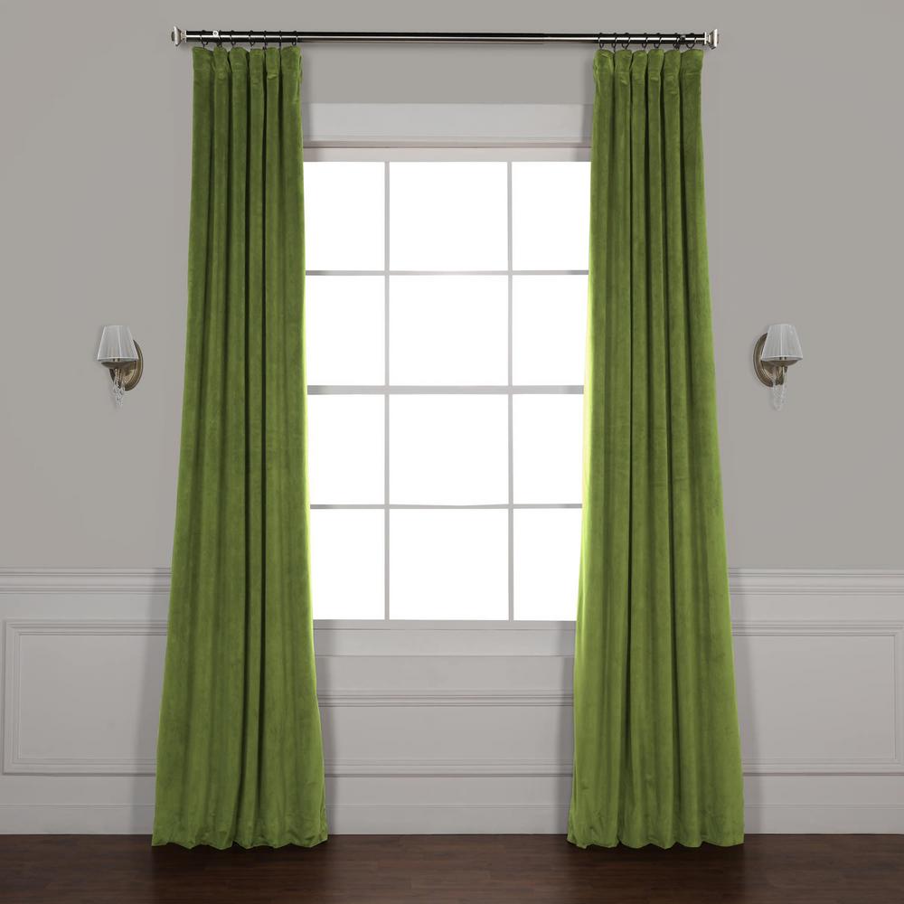 Exclusive Fabrics & Furnishings Signature Basque Green Blackout Velvet