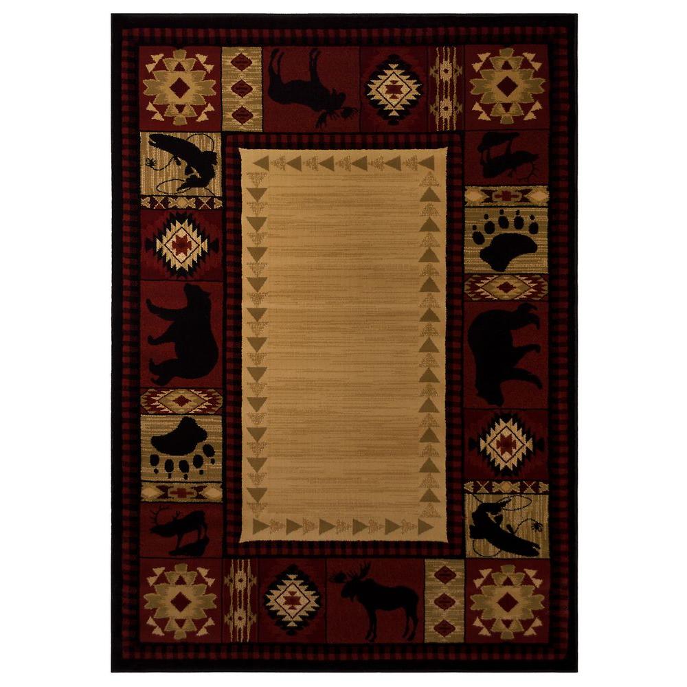 Balta US Northern Territory Red 3 ft. 11 in. x 5 ft. 7 in. Area Rug