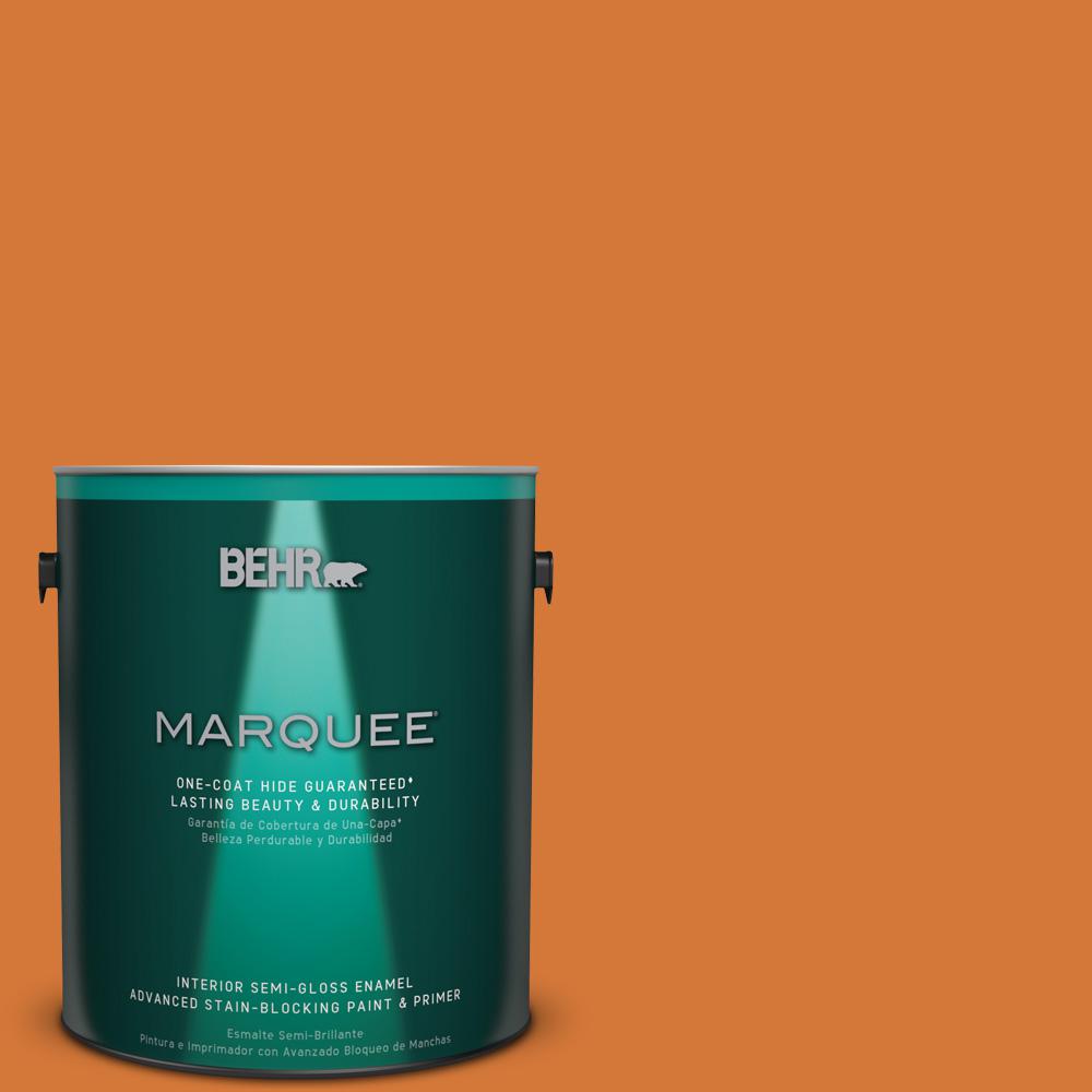 BEHR MARQUEE 1gal. PPF50 Fired Brick SemiGloss Enamel Exterior