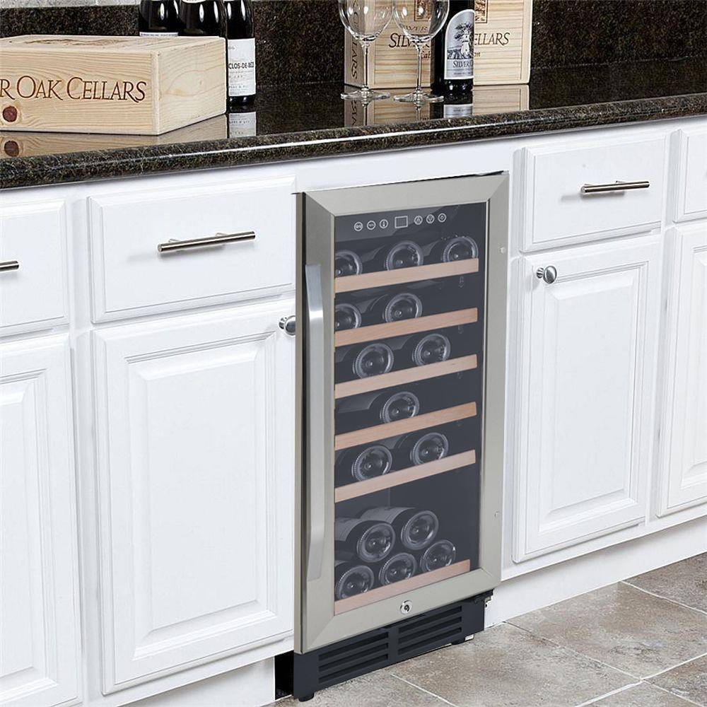 Avanti 15 in. 28Bottle Wine CoolerWCF282E3SD The Home Depot