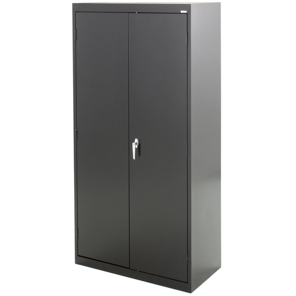 Shelf Boards 5 Tiers Black Freestanding Shelving Units Classic Series 78 In H X 36 W 18 D