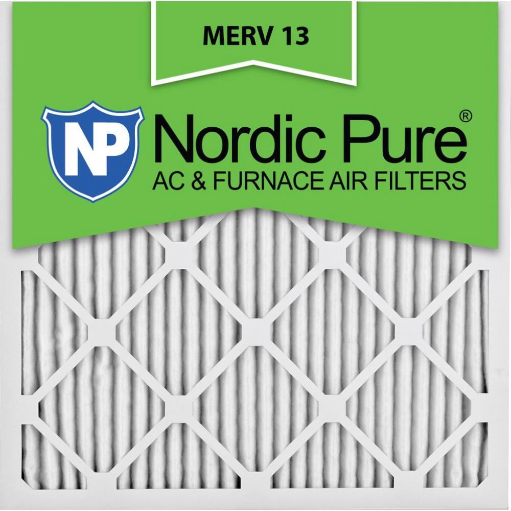 3 Pack 3 Piece Nordic Pure 14x14x1 MERV 12 Pleated AC Furnace Air Filters