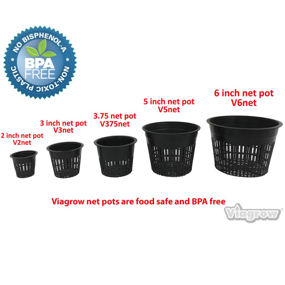 4.5/" round x 3.75/" depth Standard Green Plastic Pot 10 count