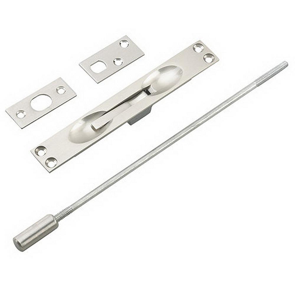 First Watch Security 6 in. Satin Nickel Flush Door Bolt1855SN The
