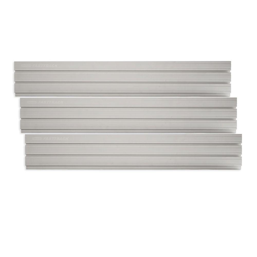 Rubbermaid Fasttrack Garage Slat Wall Panel Bundle Kit 3 Piece