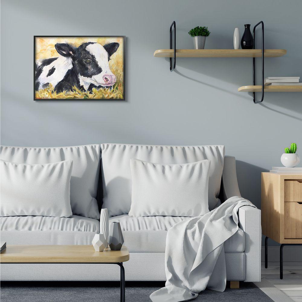 24 x 24 Pink Hippo Time Poster Print by Kimberly Allen