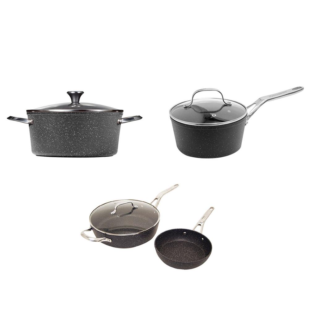 Starfrit One Pot 7.2 qt. Stock Pot with Lid and Cookware Kit