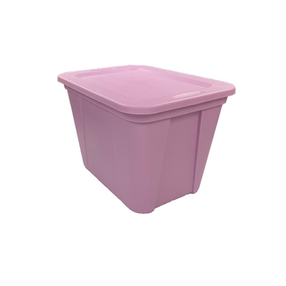HDX 30 Gal. Tote Lilac21304416206 The Home Depot