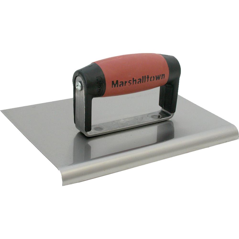 Marshalltown 8 in. x 6 in. Stainless Steel Edger with 3/8 in. R185SSD
