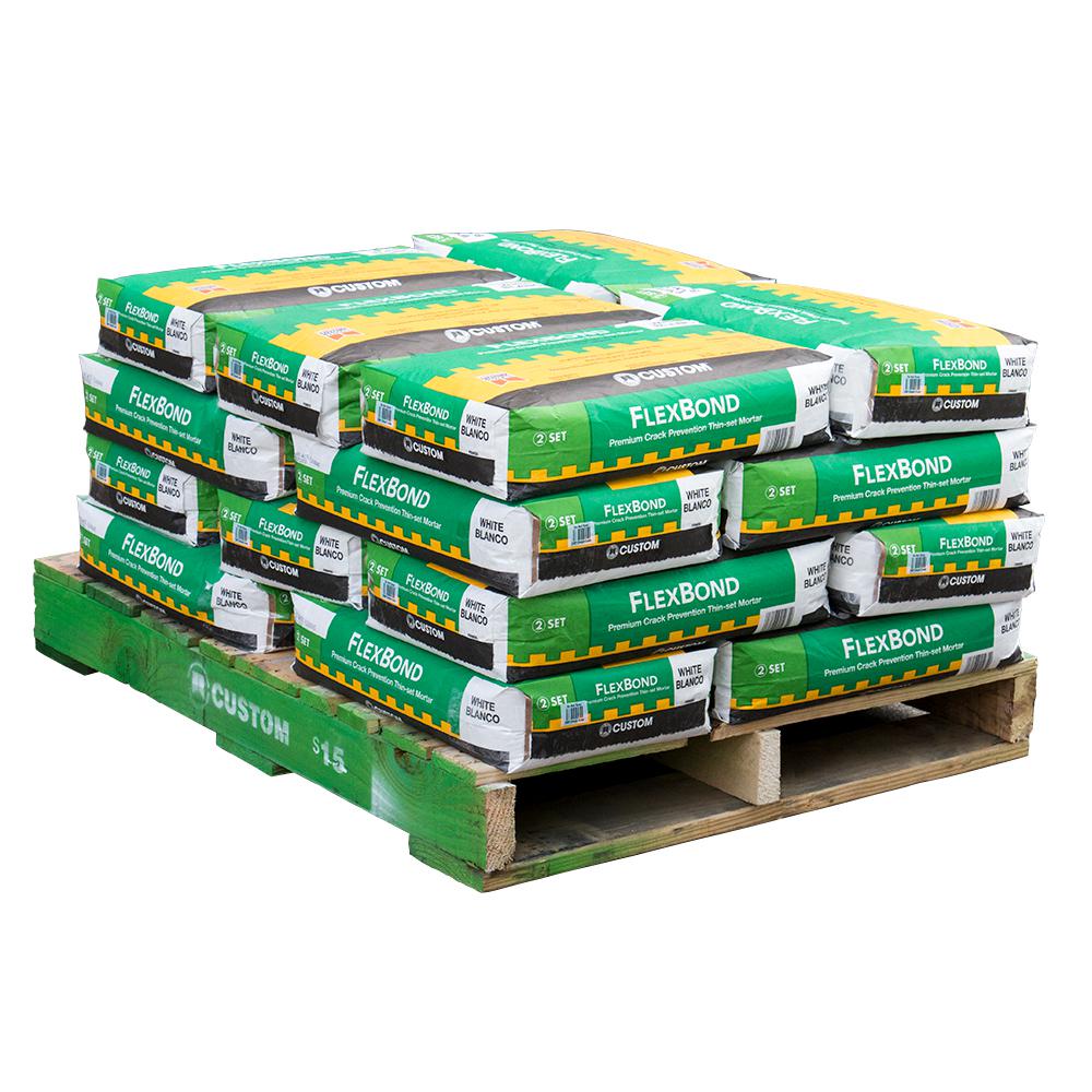 Custom Building Products FlexBond White 50 lbs. Fortified Thin-Set Mortar (20... by Custom Building Products