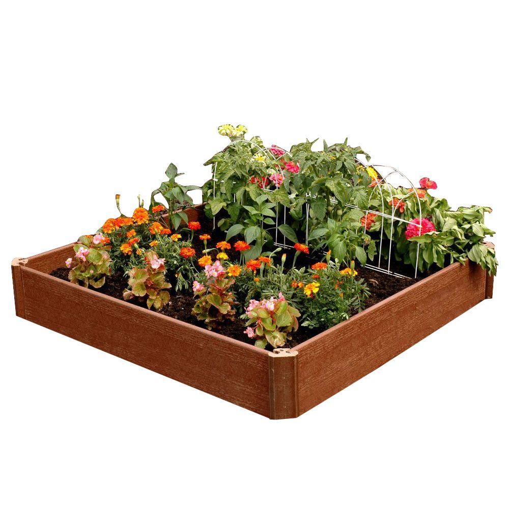 42" x 42" x 8" Raised Garden Bed Kit Plant Herbs Vegetables Flowers