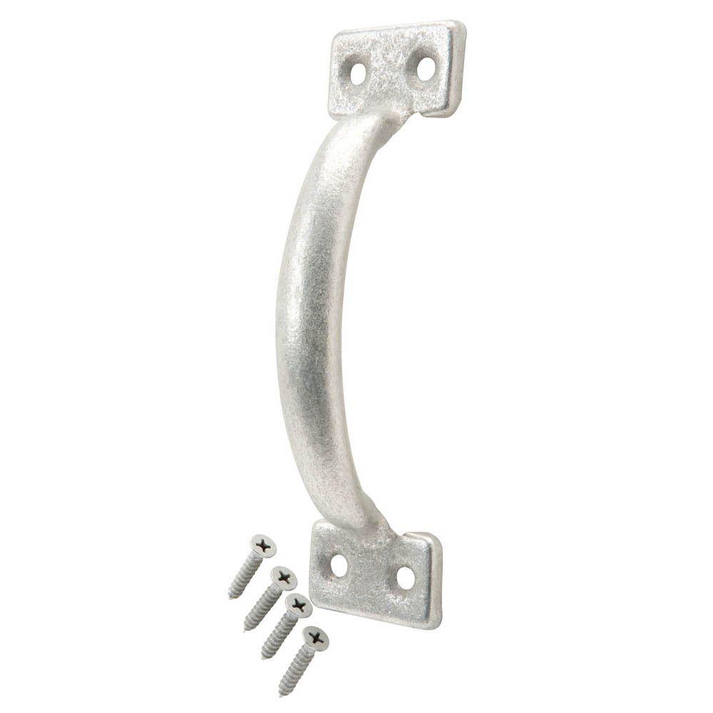 Everbilt 6 1 2 In Galvanized Door Pull 15276 The Home Depot Galvanized Door Pull