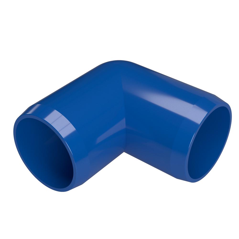 Formufit 11/4 in. Furniture Grade PVC 90Degree Elbow in Blue (4Pack