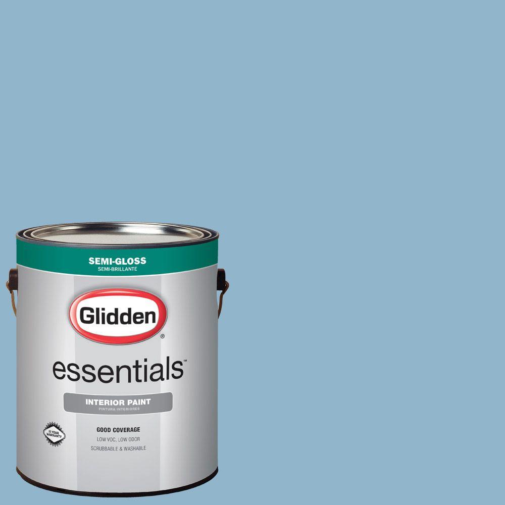 Baby Blue Eyes Paint Colors The Home Depot Hdgb59u Baby Blue Eyes Semi Gloss Interior Paint