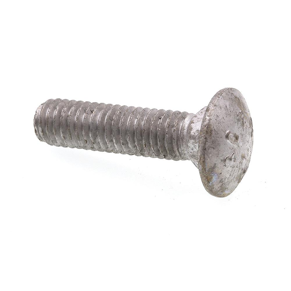 100 5//16x5-1//2 Carriage Bolts Hot Dip Galvanized
