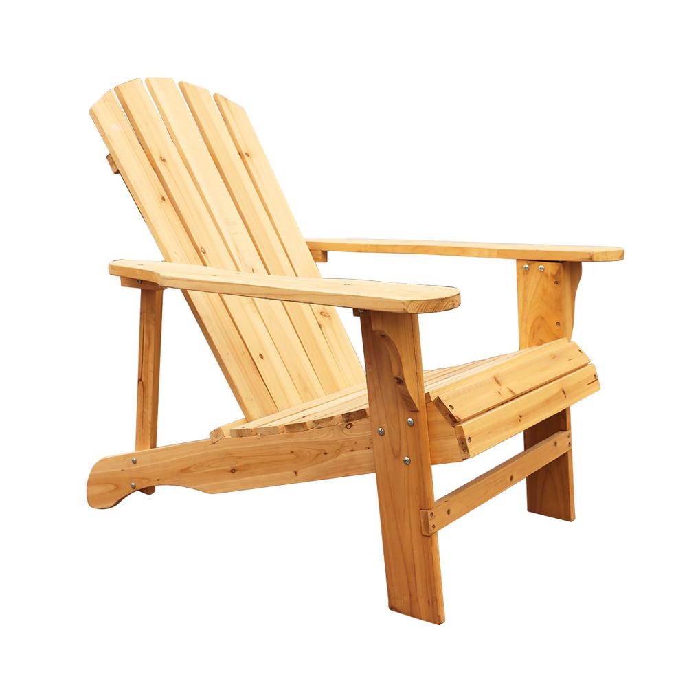 Unfinished Wood Adirondack Chairs Patio The Home Depot Wood Adirondack Chair