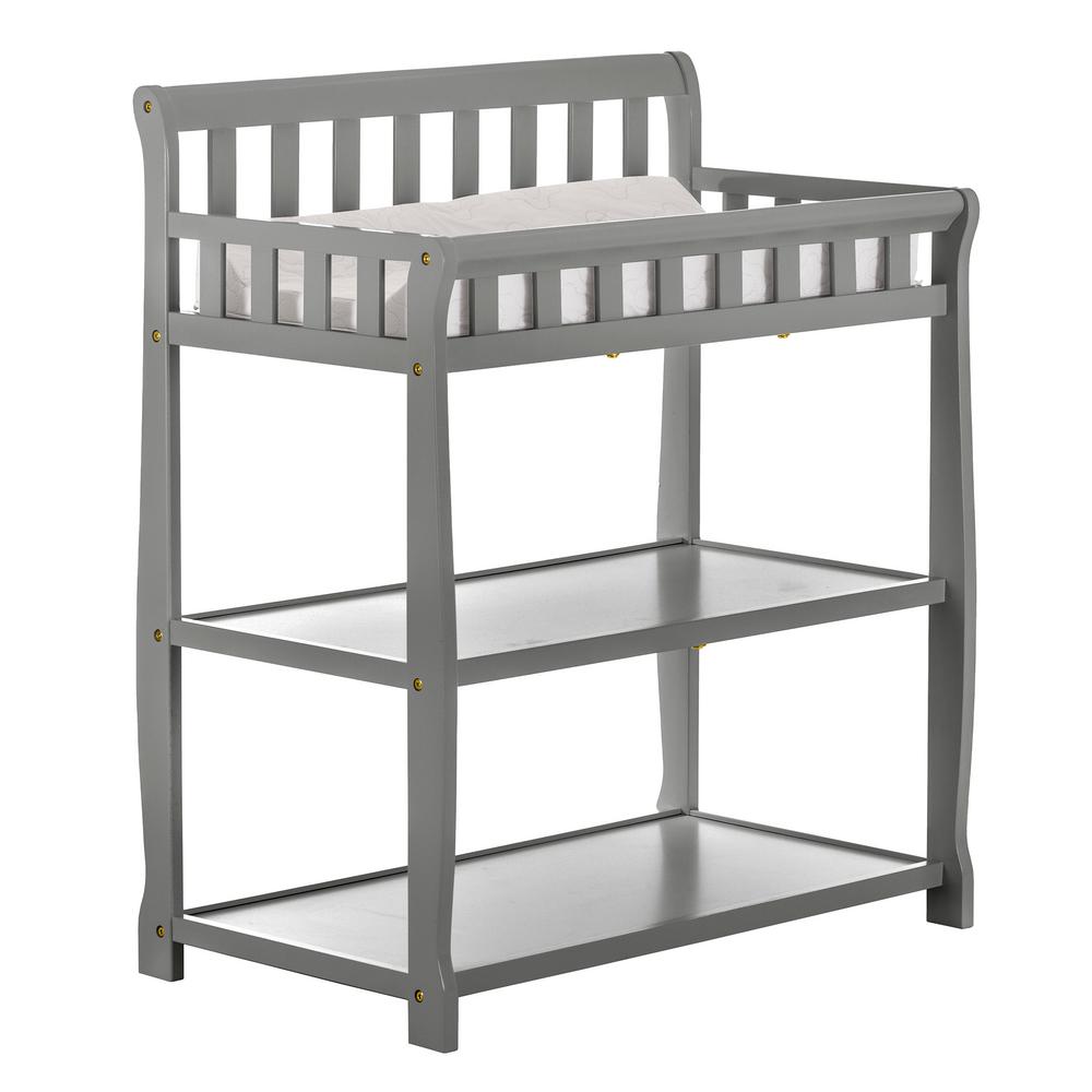 grey changing table