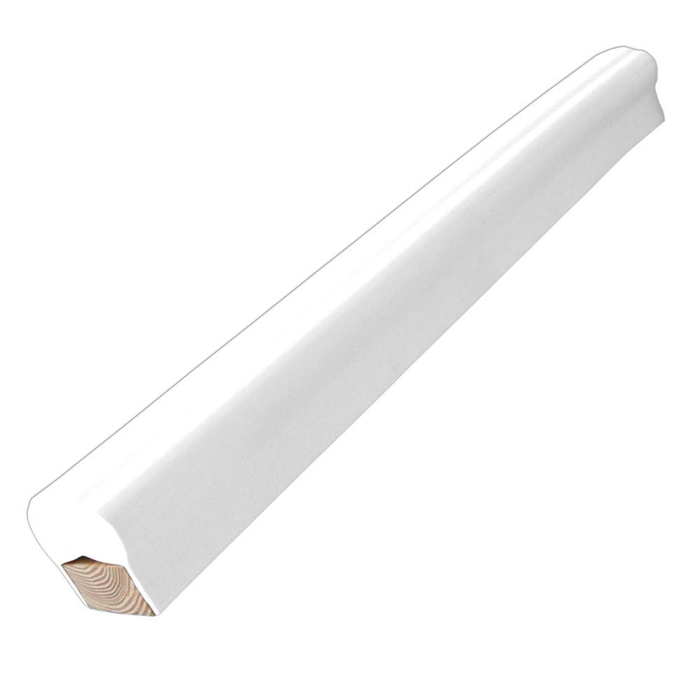 Dock Edge 6 ft. White Piling Post Bumper with 2 inch x 4 inch Mount by Dock Edge