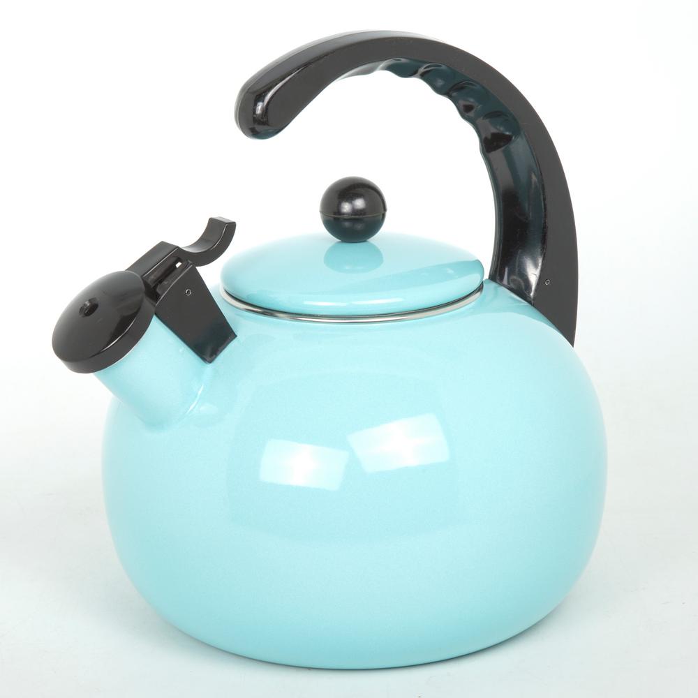 blue tea pot