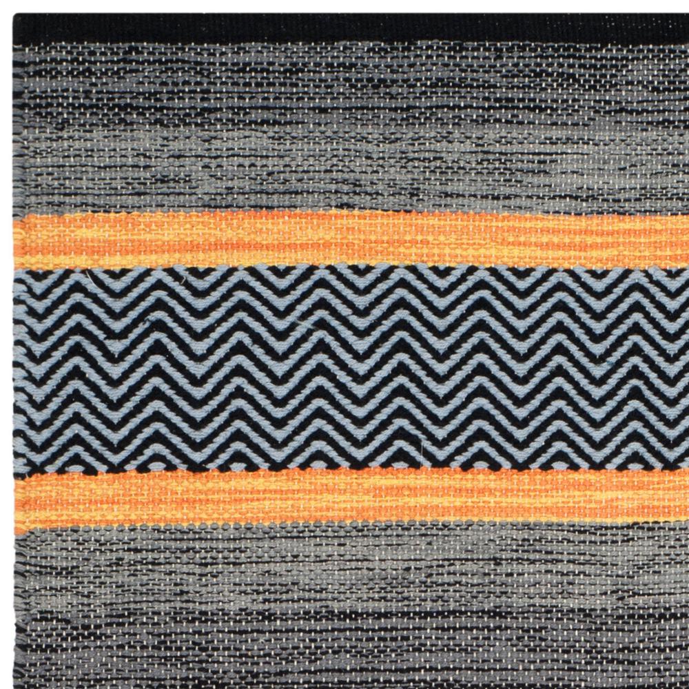 Safavieh Montauk Collection MTK212A Navy and Multi Runner 23 x 8