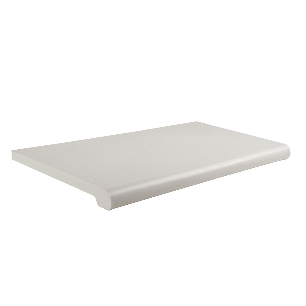 Econoco 48 in. W x 15 in. D Whit OpenBottom Bullnose Shelf (Pack of 4